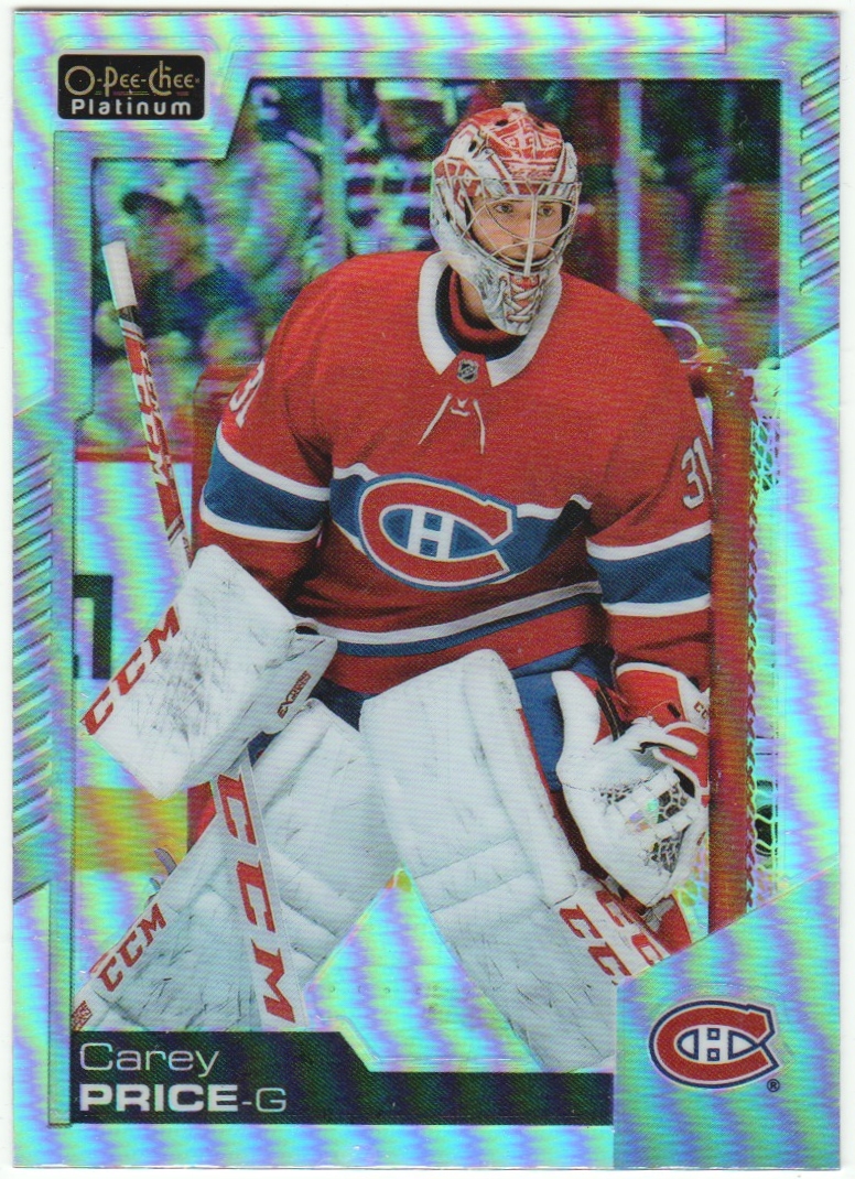 (image for) 2020-21 O-Pee-Chee Platinum Rainbow #9 Carey Price