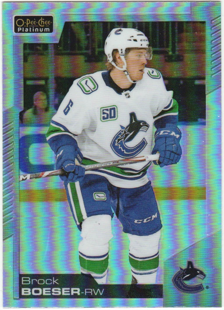 2020-21 O-Pee-Chee Platinum Rainbow #126 Brock Boeser (image for) 2020-21 O-Pee-Chee Platinum Rainbow #126 Brock Boeser