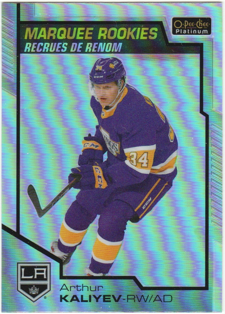 2020-21 O-Pee-Chee Platinum Rainbow #192 Arthur Kaliyev (image for) 2020-21 O-Pee-Chee Platinum Rainbow #192 Arthur Kaliyev