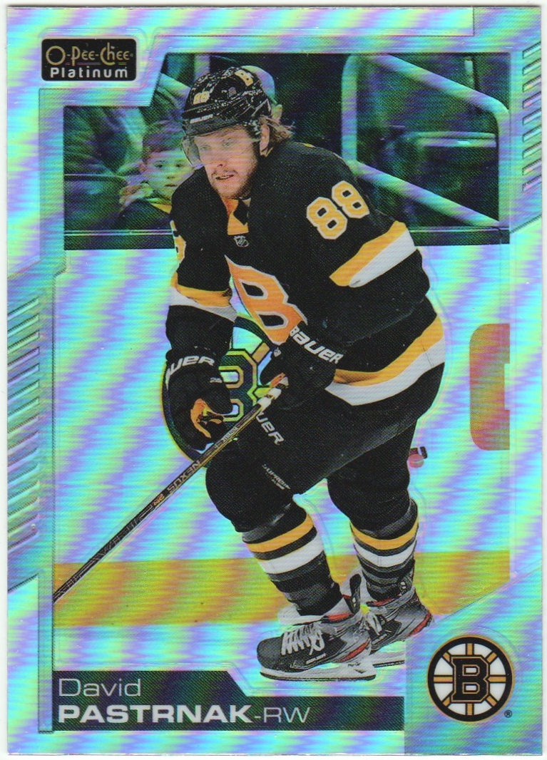 (image for) 2020-21 O-Pee-Chee Platinum Rainbow #7 David Pastrnak