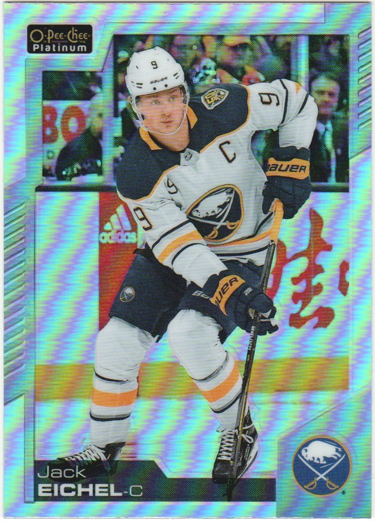 (image for) 2020-21 O-Pee-Chee Platinum Rainbow #8 Jack Eichel