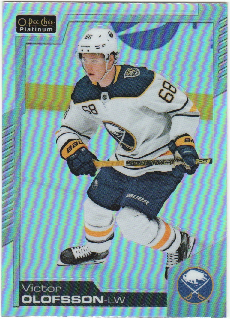 2020-21 O-Pee-Chee Platinum Rainbow #35 Victor Olofsson (image for) 2020-21 O-Pee-Chee Platinum Rainbow #35 Victor Olofsson