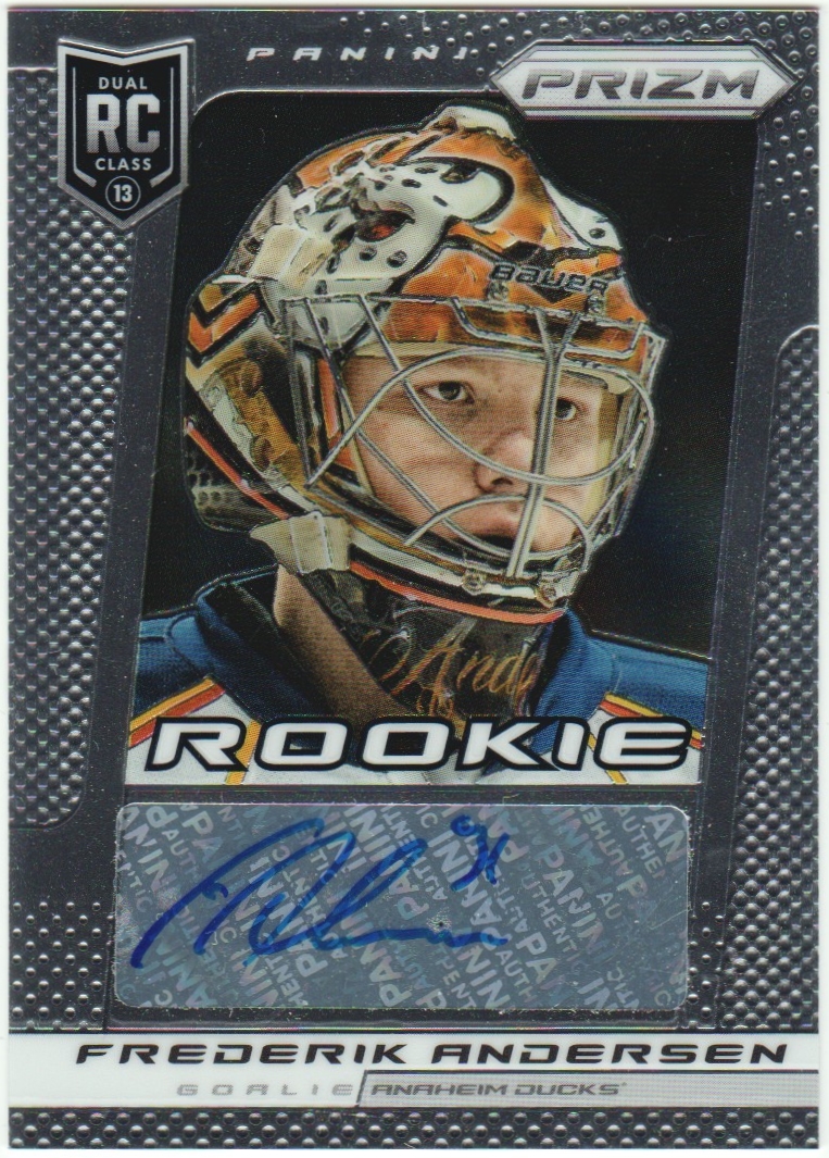 (image for) 2013-14 Panini Prizm Rookie Autographs #AFA Frederik Andersen