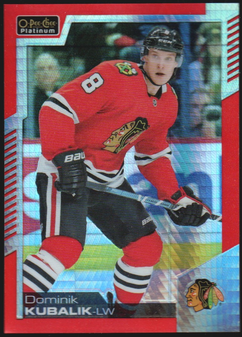 2020-21 O-Pee-Chee Platinum Red Prism #65 Dominik Kubalik (image for) 2020-21 O-Pee-Chee Platinum Red Prism #65 Dominik Kubalik