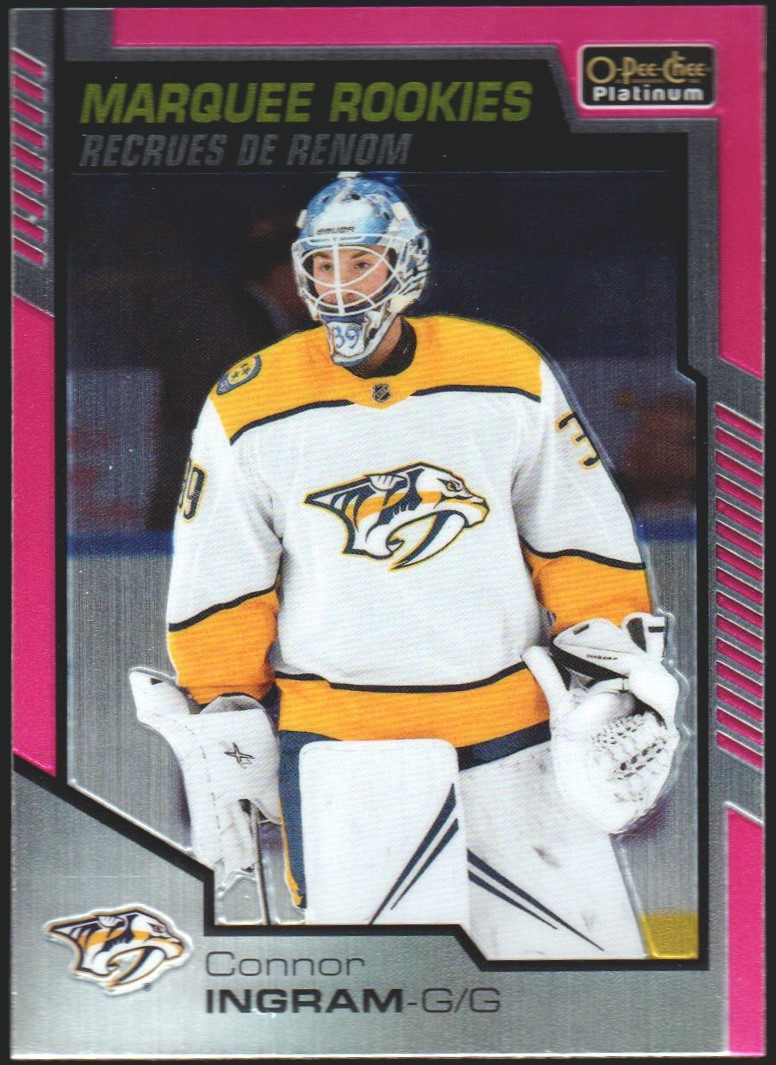 2020-21 O-Pee-Chee Platinum Matte Pink #180 Connor Ingram RC (image for) 2020-21 O-Pee-Chee Platinum Matte Pink #180 Connor Ingram RC