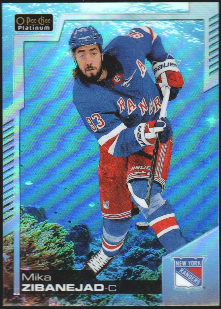 2020-21 O-Pee-Chee Platinum Aquamarine #133 Mika Zibanejad (image for) 2020-21 O-Pee-Chee Platinum Aquamarine #133 Mika Zibanejad