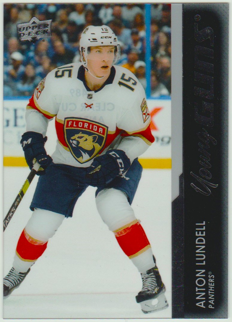 (image for) 2021-22 Upper Deck Clear Cut #489 Anton Lundell Young Guns RC