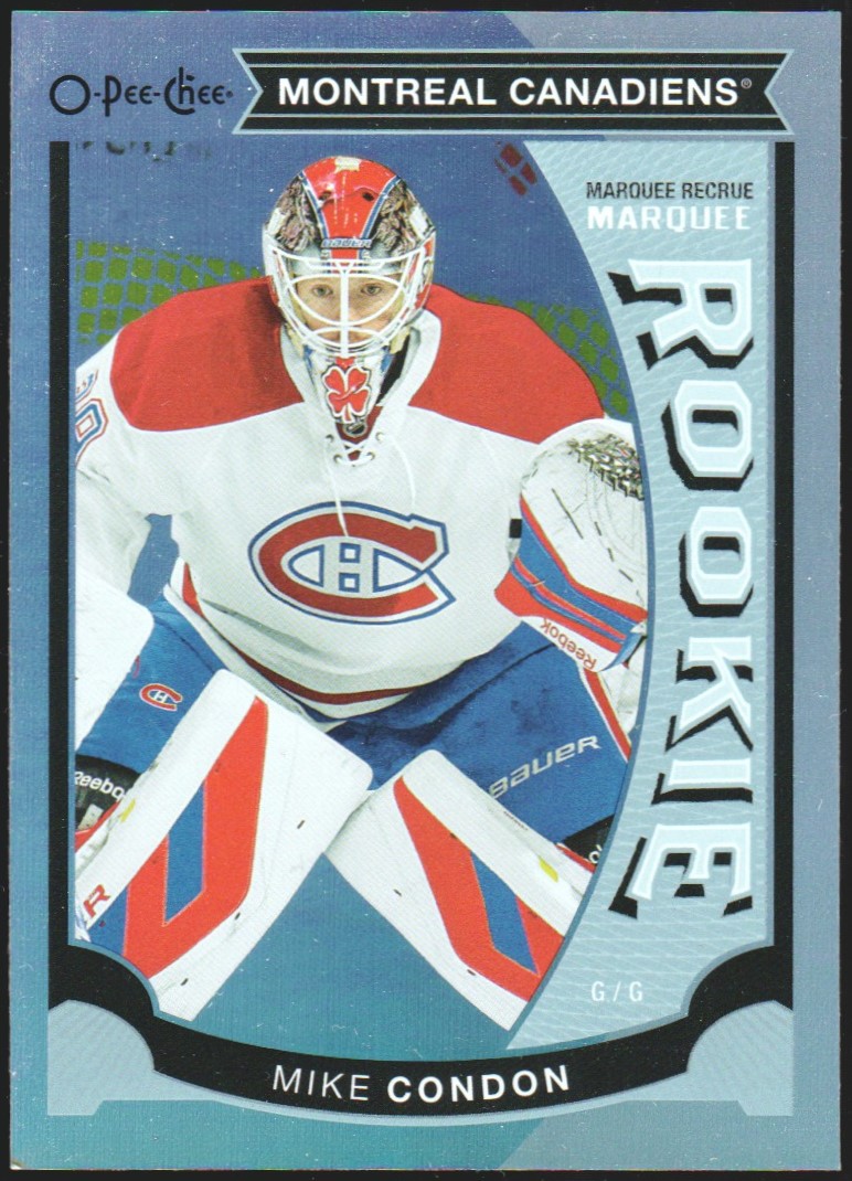 2015-16 O-Pee-Chee Update Rainbow Foil #U26 Mike Condon RC (image for) 2015-16 O-Pee-Chee Update Rainbow Foil #U26 Mike Condon RC