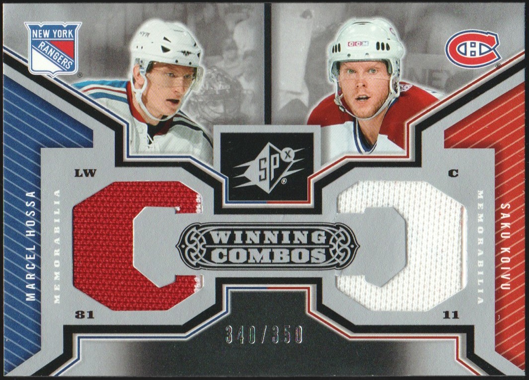 (image for) 2005-06 SPx Winning Combos #WCHK Marcel Hossa/Saku Koivu