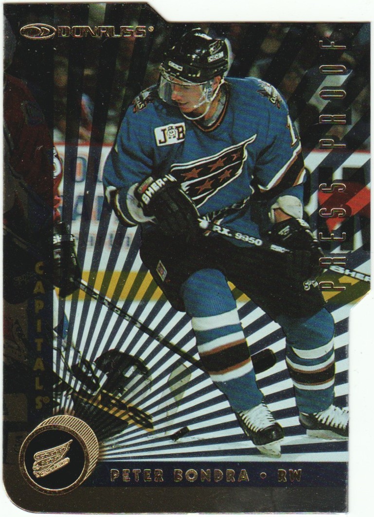 1997-98 Donruss Press Proofs Gold #135 Peter Bondra /500 (image for) 1997-98 Donruss Press Proofs Gold #135 Peter Bondra /500