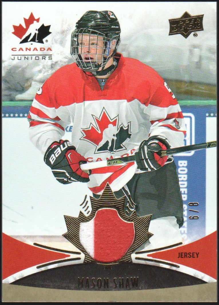 (image for) 2016-17 UD Team Canada Juniors Gold #137 Mason Shaw 6/8