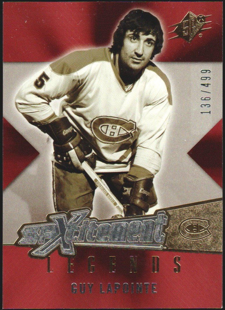 (image for) 2005-06 SPx Xcitement Legends #XLLA Guy Lapointe 136/499