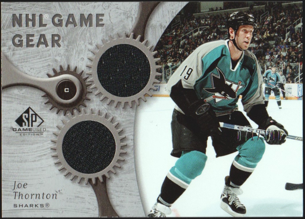 (image for) 2005-06 SP Game Used Game Gear #GGJO Joe Thornton
