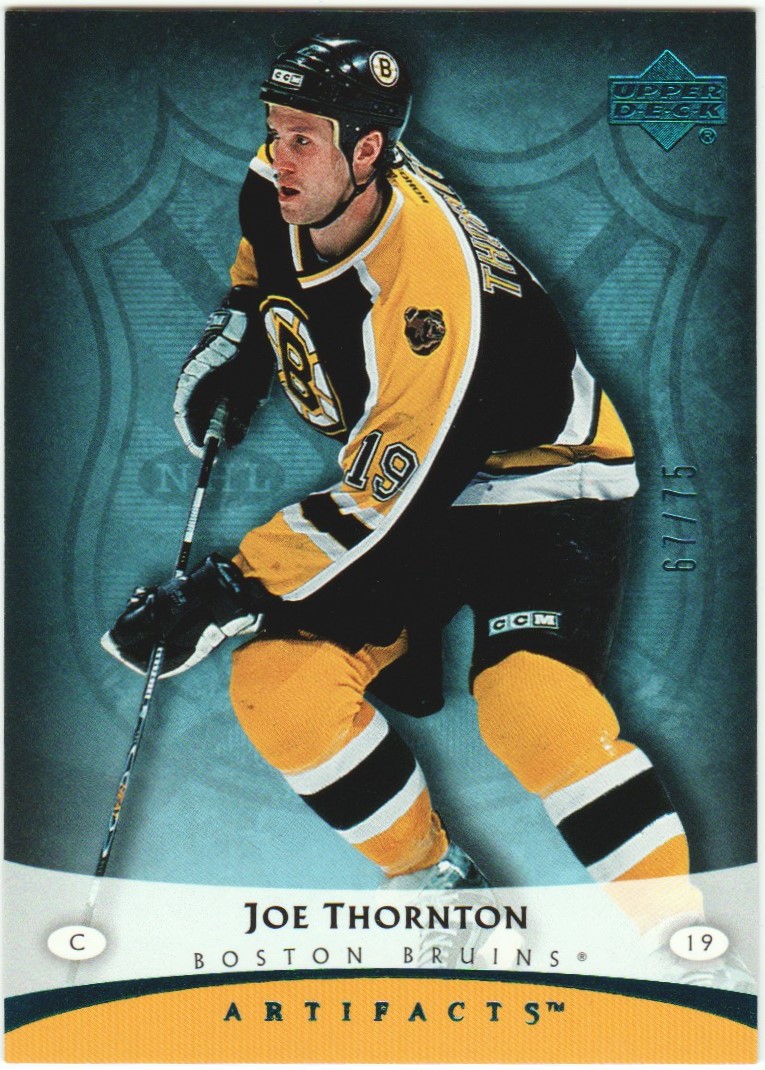 (image for) 2005-06 Artifacts Blue #8 Joe Thornton 67/75