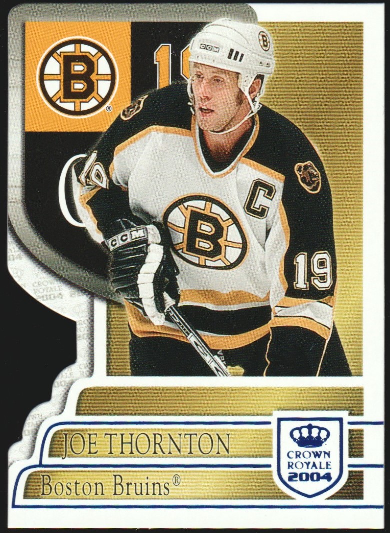 2003-04 Crown Royale Blue #9 Joe Thornton 684/850 (image for) 2003-04 Crown Royale Blue #9 Joe Thornton 684/850