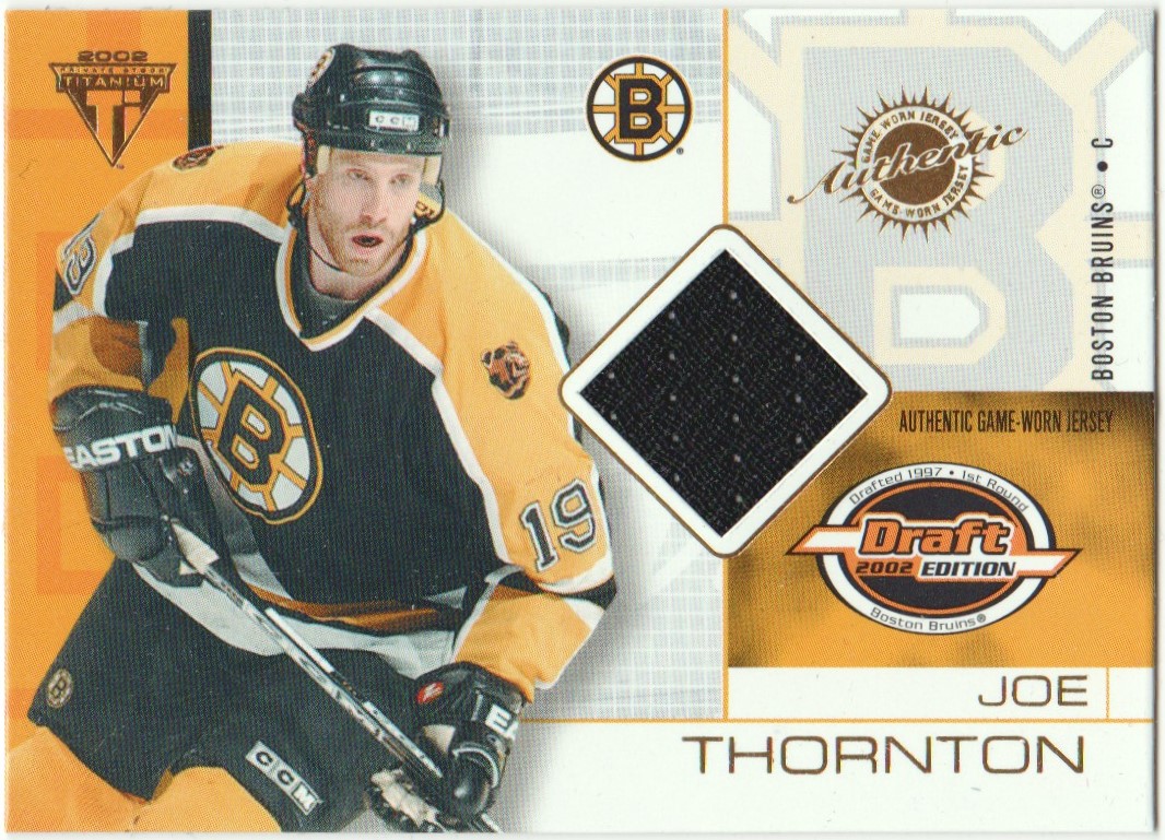 2001-02 Titanium Draft Day Edition #11 Joe Thornton (image for) 2001-02 Titanium Draft Day Edition #11 Joe Thornton