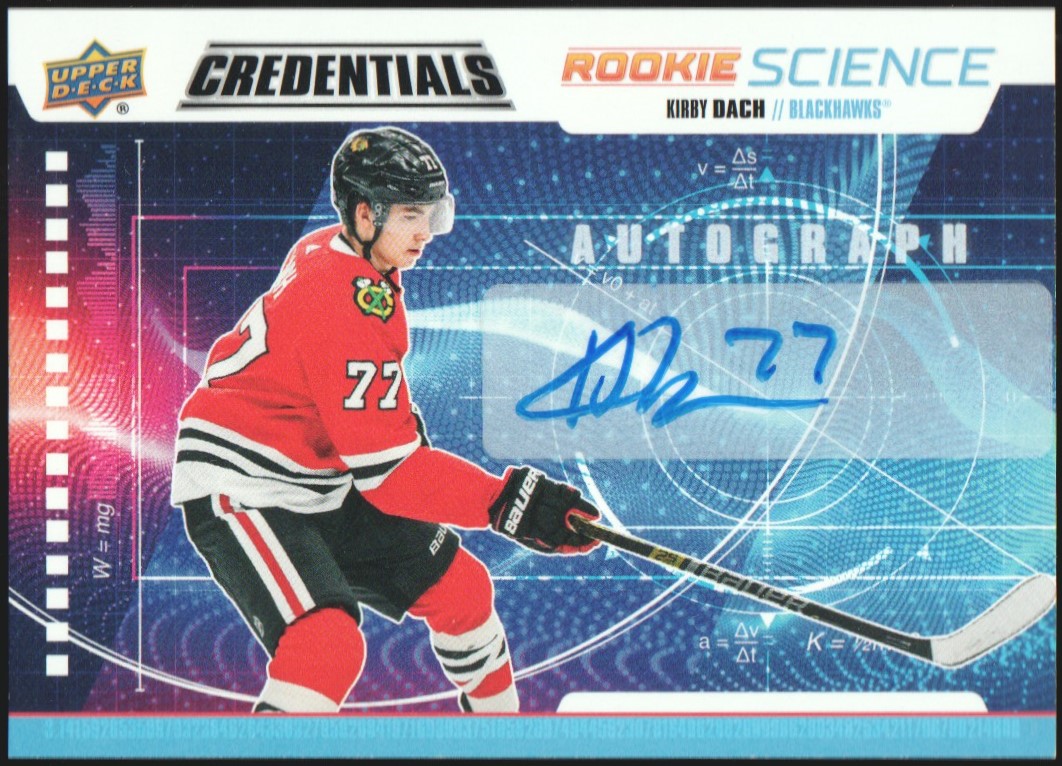 (image for) 2019-20 UD Credentials Rookie Science Auto #RS26 Kirby Dach