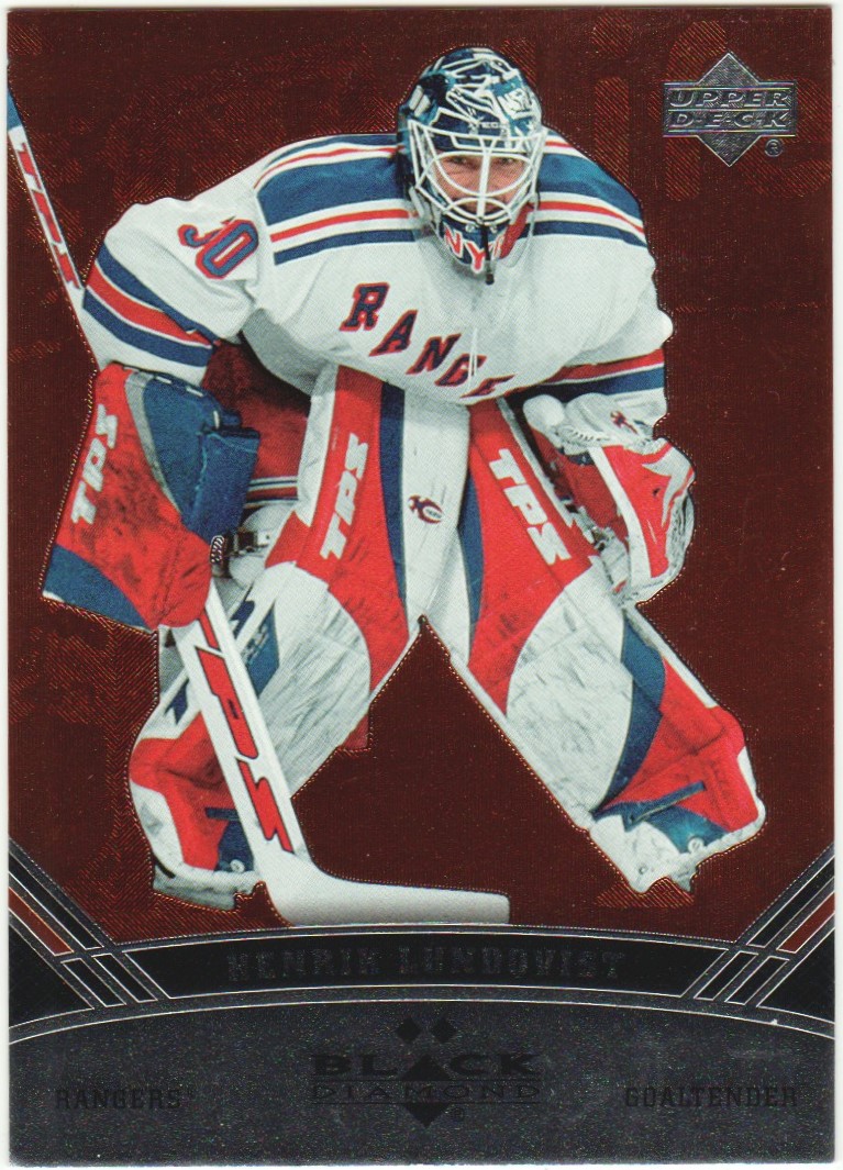 (image for) 2006-07 Black Diamond Ruby #115 Henrik Lundqvist 21/100