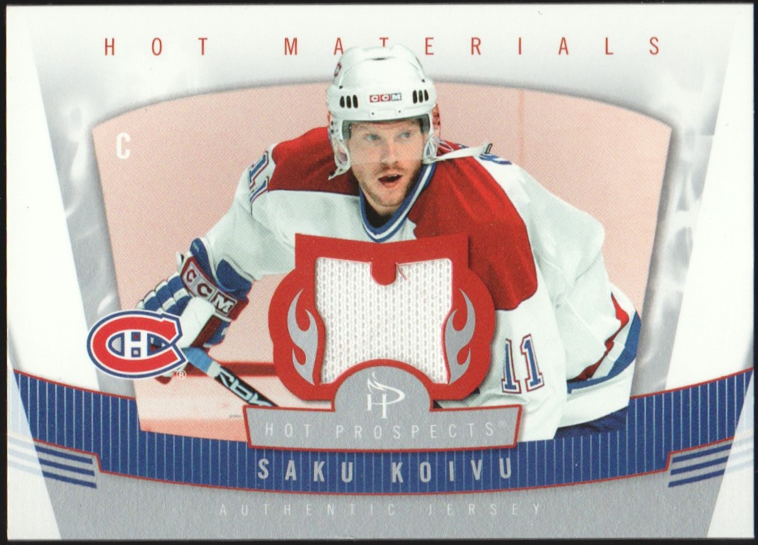(image for) 2006-07 Hot Prospects Hot Materials #HMSK Saku Koivu