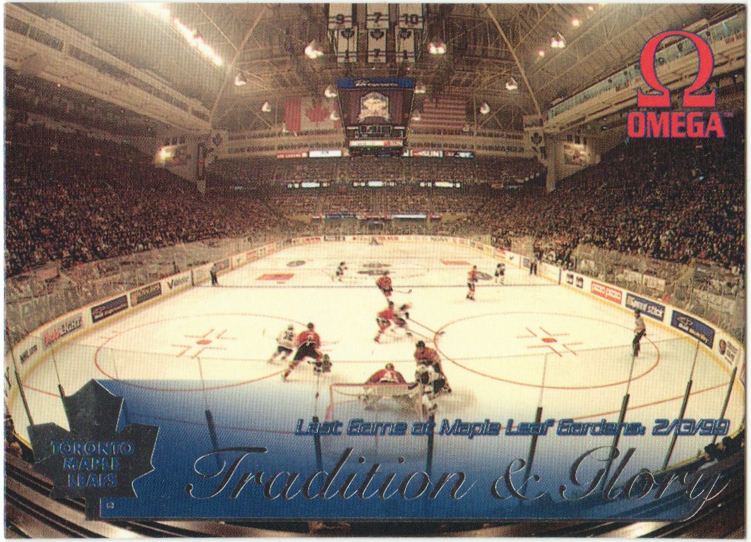 1998-99 Pacific Omega #251 Last Game at Maple Leaf Garden (image for) 1998-99 Pacific Omega #251 Last Game at Maple Leaf Garden