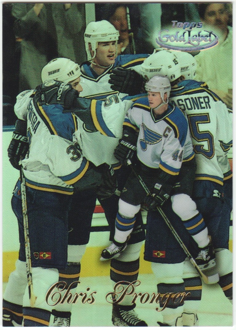 1998-99 Topps Gold Label Class 3 Black #49 Chris Pronger (image for) 1998-99 Topps Gold Label Class 3 Black #49 Chris Pronger