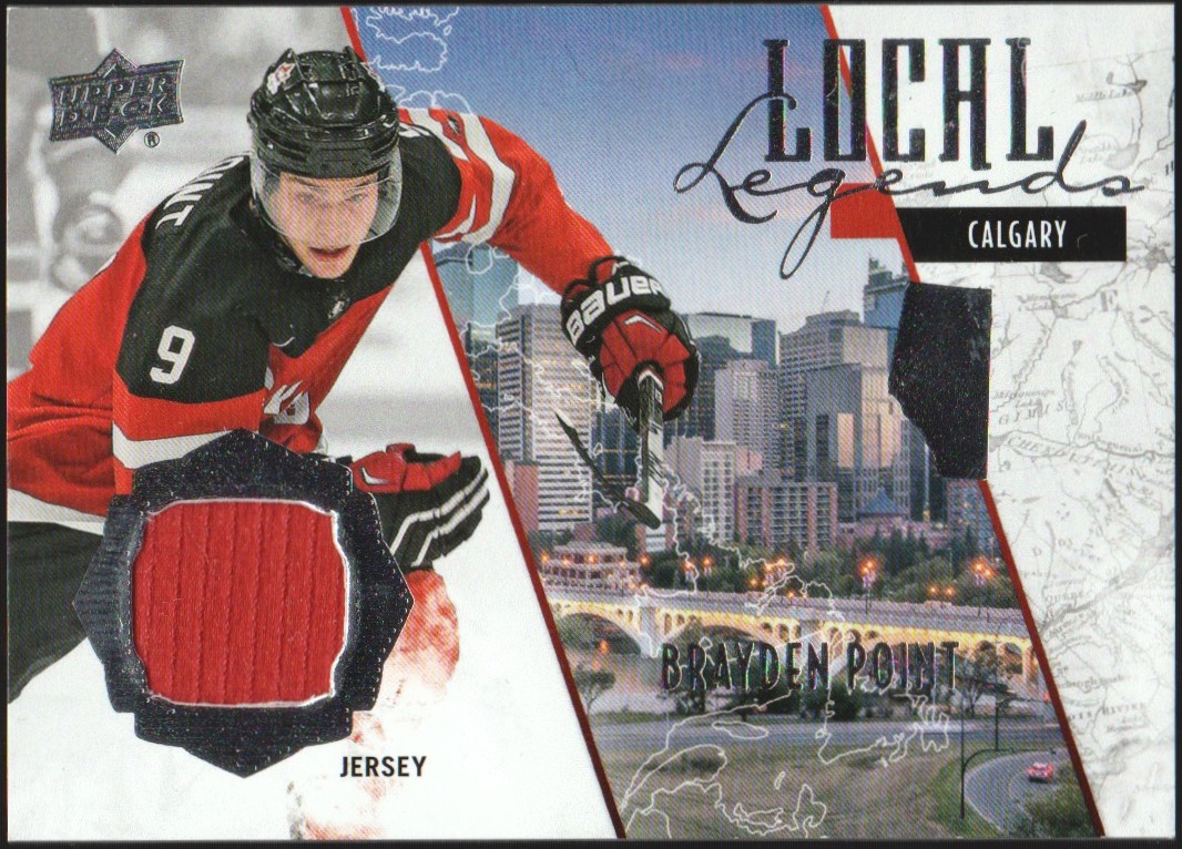 (image for) 2015-16 Upper Deck Team Canada Juniors Local Legends Jerseys #LLBP Brayden Point