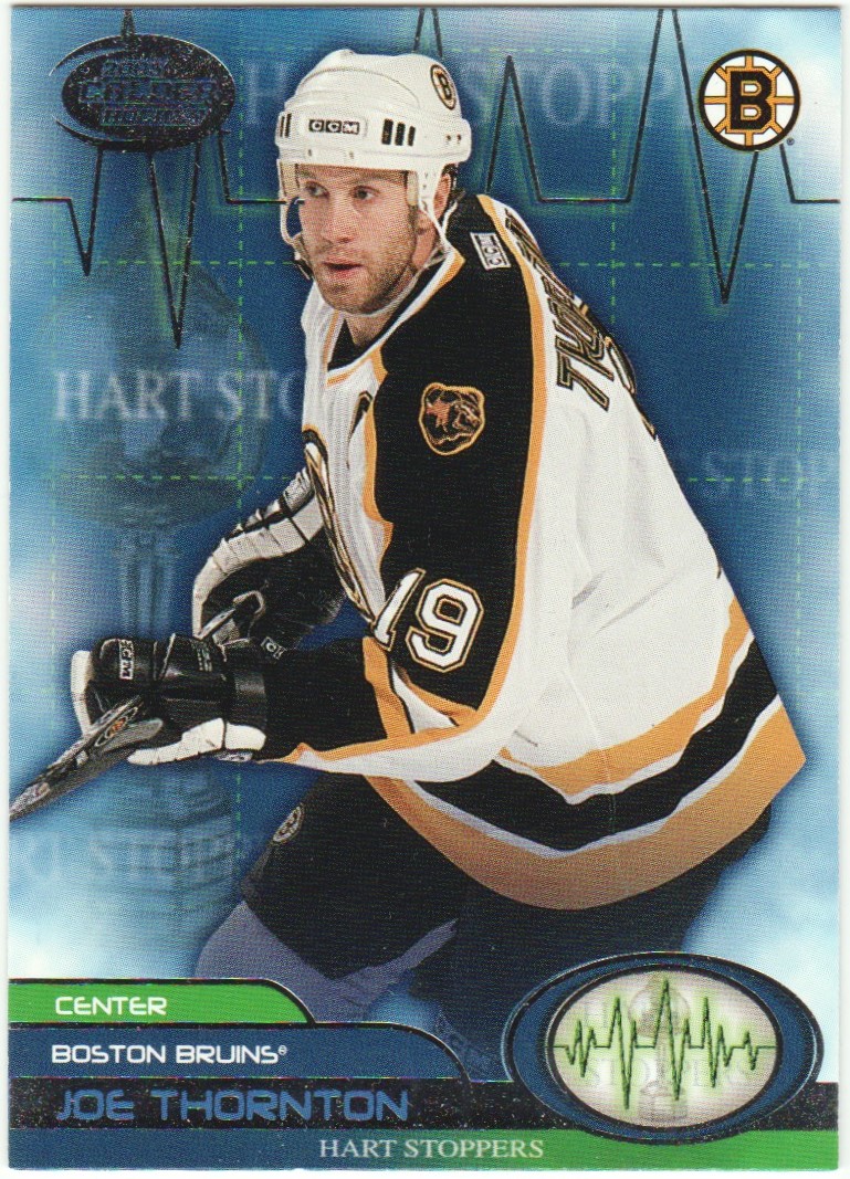 2002-03 Pacific Calder Hart Stoppers #1 Joe Thornton (image for) 2002-03 Pacific Calder Hart Stoppers #1 Joe Thornton