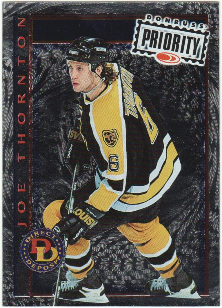 (image for) 1997-98 Donruss Priority Direct Deposit #25 Joe Thornton
