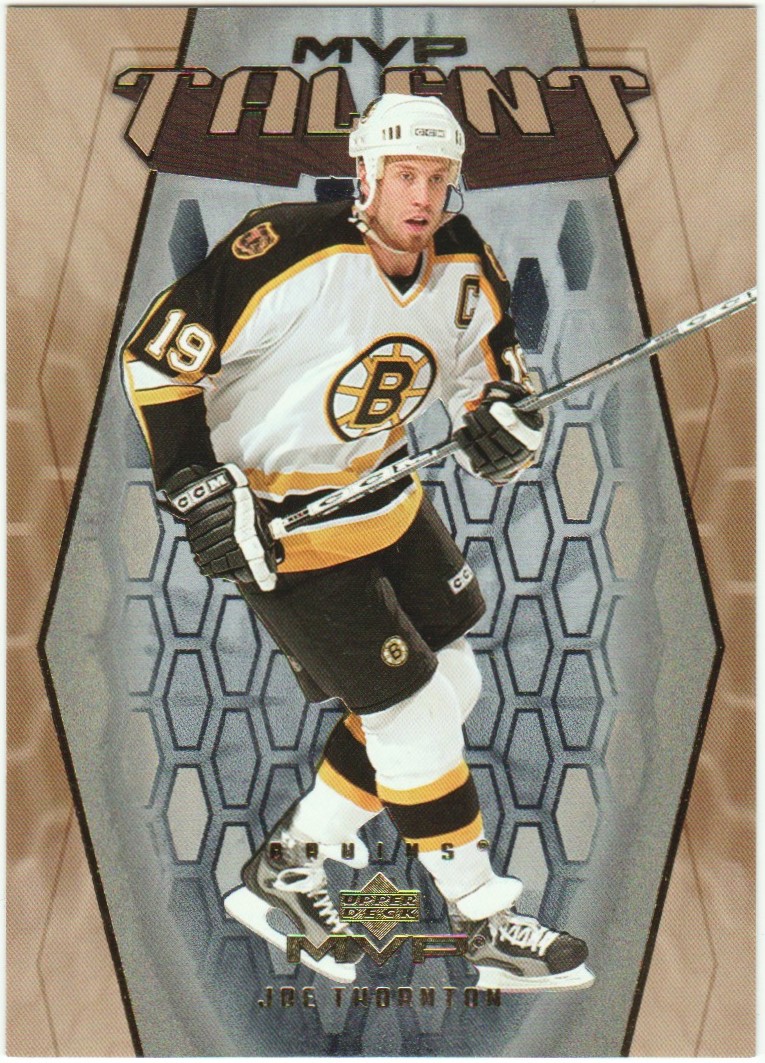 2003-04 Upper Deck MVP Talent #MT6 Joe Thornton (image for) 2003-04 Upper Deck MVP Talent #MT6 Joe Thornton