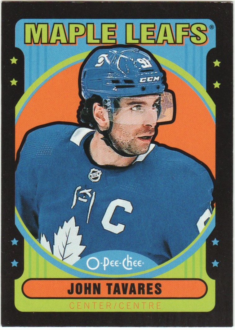 2021-22 O-Pee-Chee Retro Black #490 John Tavares 25/100 (image for) 2021-22 O-Pee-Chee Retro Black #490 John Tavares 25/100