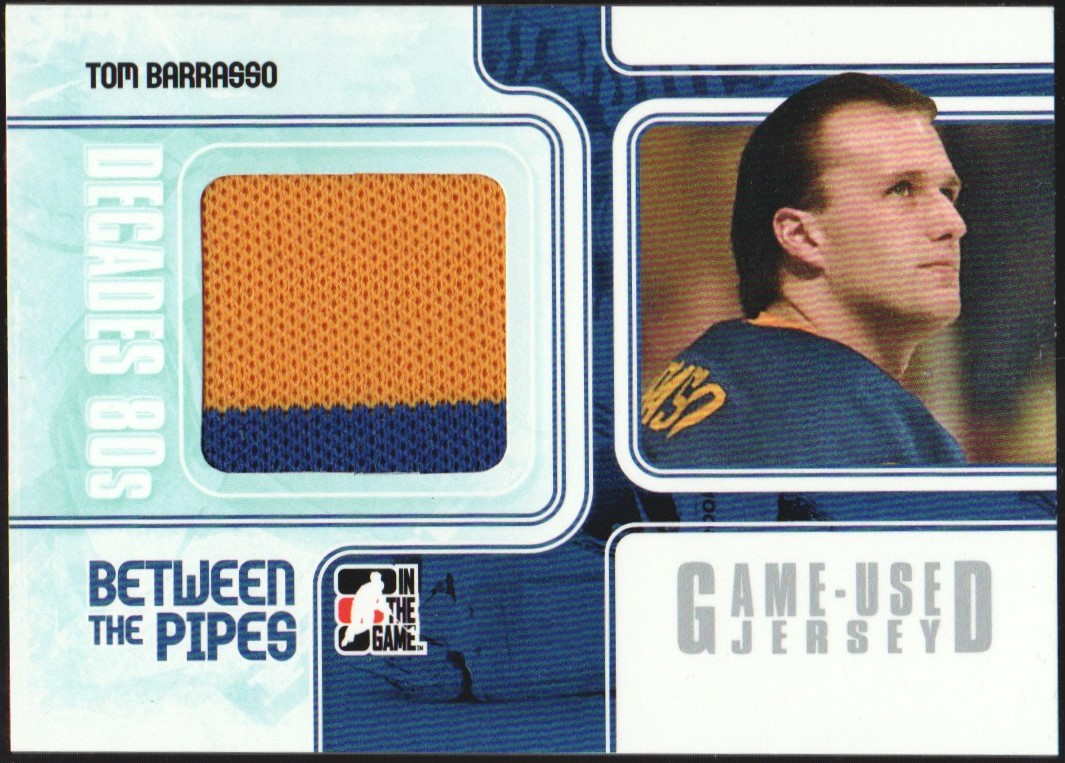 2010-11 ITG Decades 1980s BTP Jerseys Silver #5 Tom Barrasso (image for) 2010-11 ITG Decades 1980s BTP Jerseys Silver #5 Tom Barrasso