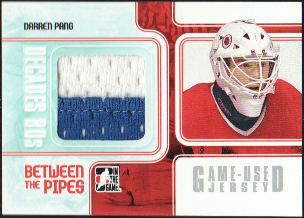 2010-11 ITG Decades 1980s BTP Jerseys Silver #BTPJ09 Darren Pang (image for) 2010-11 ITG Decades 1980s BTP Jerseys Silver #BTPJ09 Darren Pang