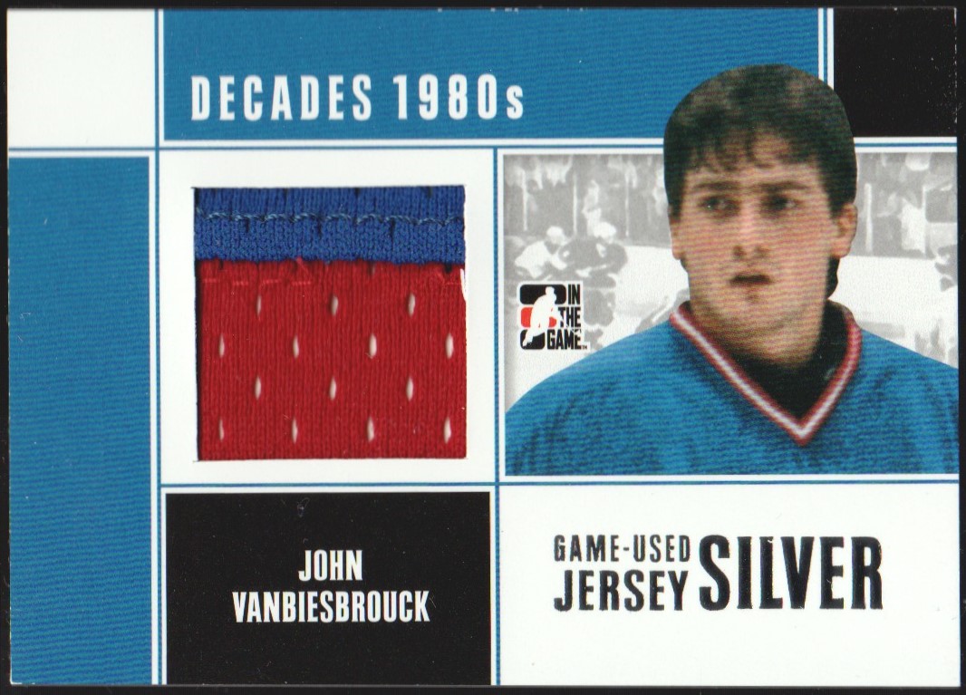 (image for) 2010-11 ITG Decades 1980s Jerseys Silver #M37 Vanbiesbrouck