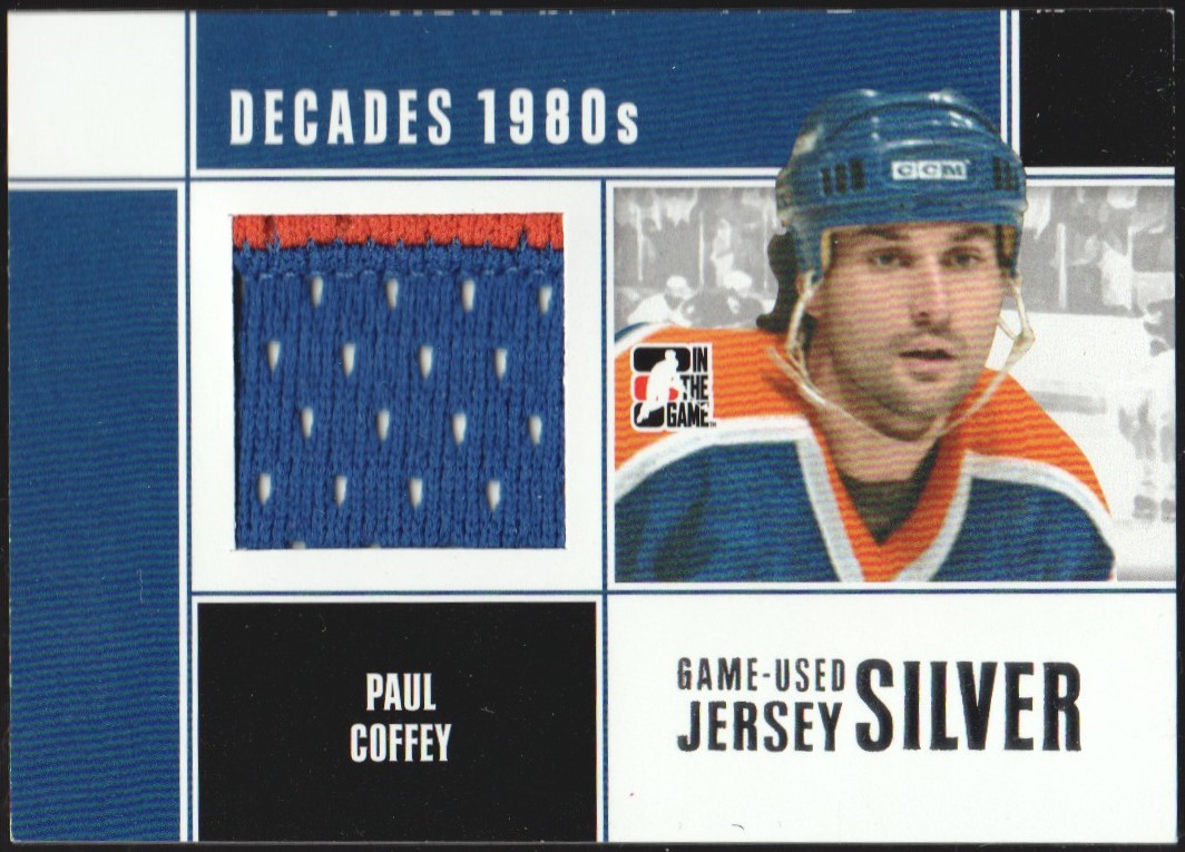 (image for) 2010-11 ITG Decades 1980s Game Used Jerseys Silver #M72 Coffey