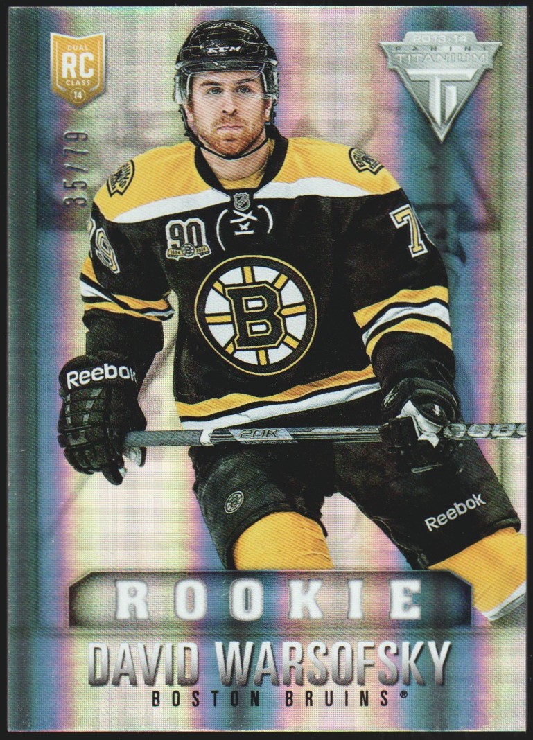 (image for) 2013-14 Panini Titanium #306 David Warsofsky 35/79 RC