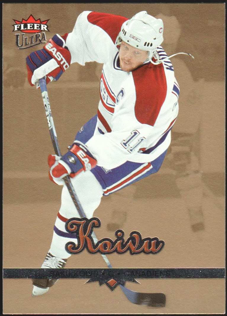 2005-06 Ultra Gold #104 Saku Koivu (image for) 2005-06 Ultra Gold #104 Saku Koivu
