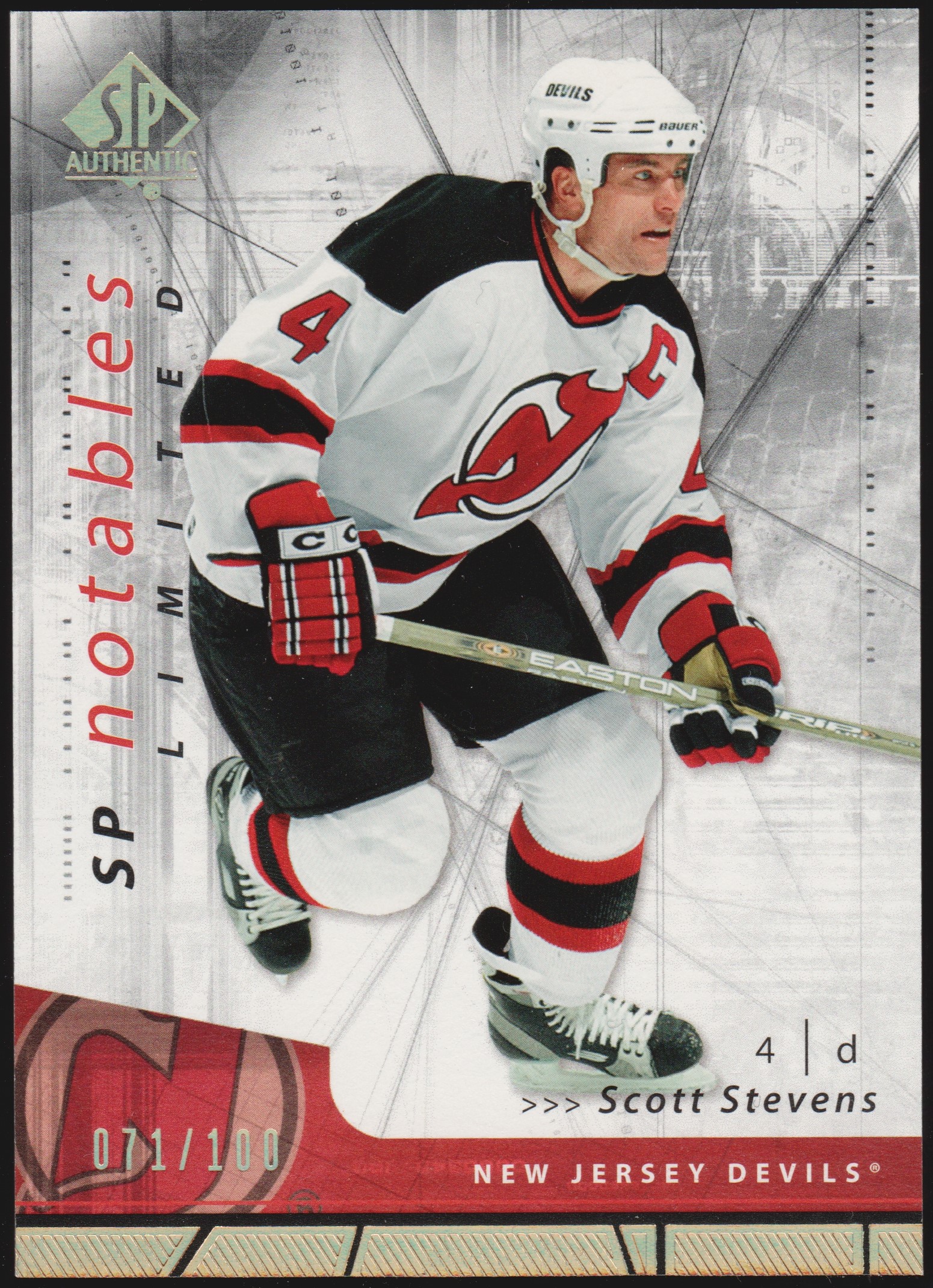 (image for) 2006-07 SP Authentic Limited #134 Scott Stevens 71/100