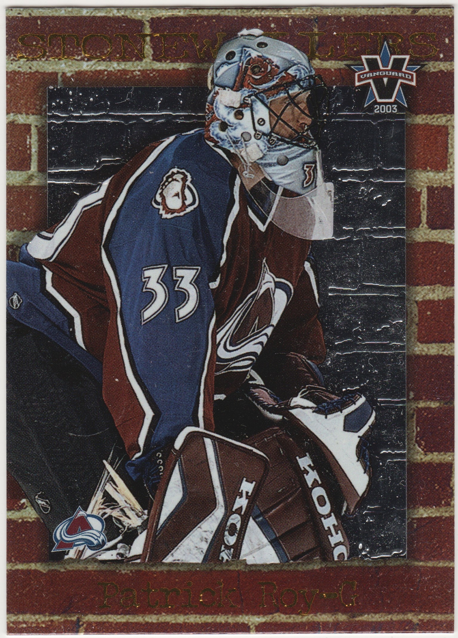 (image for) 2002-03 Vanguard Stonewallers #1 Patrick Roy