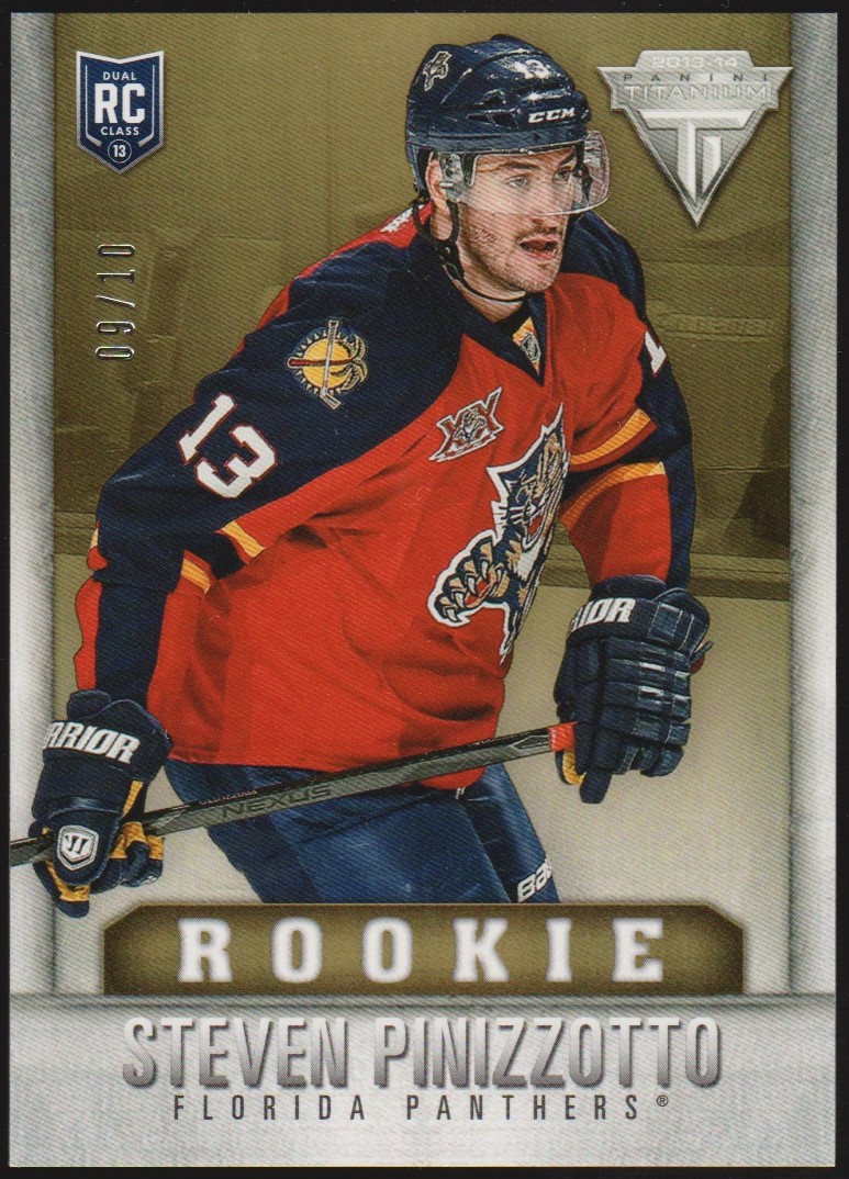 (image for) 2013-14 Panini Titanium Retail Gold #214 Steven Pinizzotto 9/10