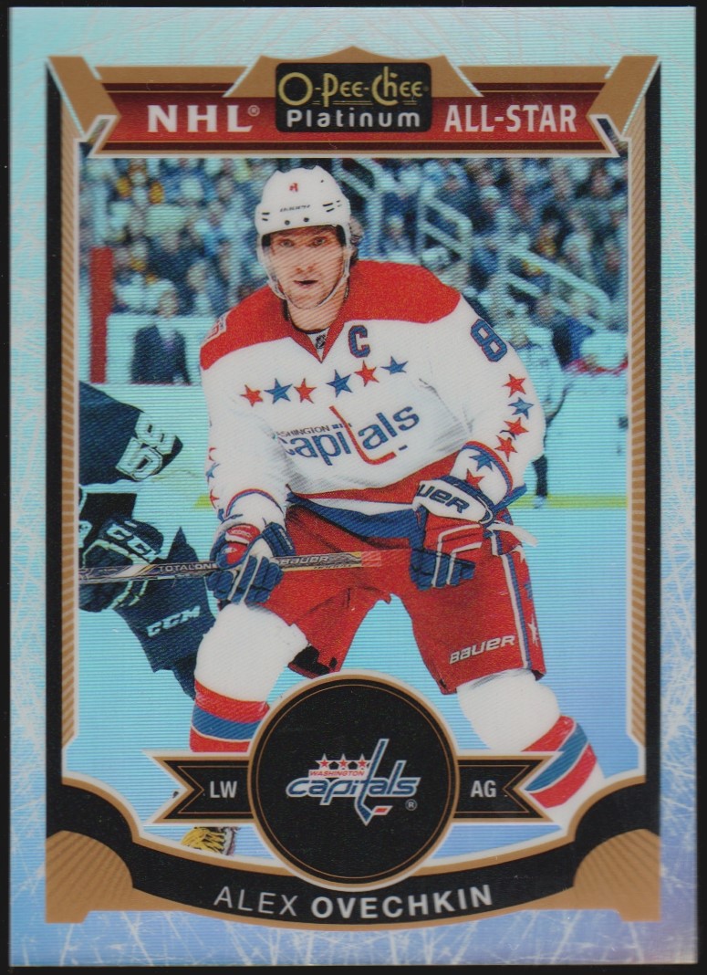 2015-16 O-Pee-Chee Platinum White Ice #150 Alexander Ovechkin (image for) 2015-16 O-Pee-Chee Platinum White Ice #150 Alexander Ovechkin