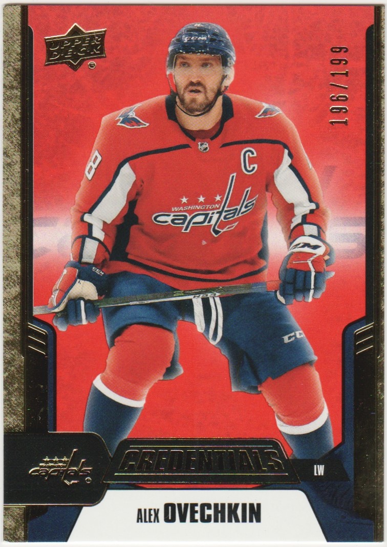 2019-20 Upper Deck Credentials Red #10 Alexander Ovechkin (image for) 2019-20 Upper Deck Credentials Red #10 Alexander Ovechkin