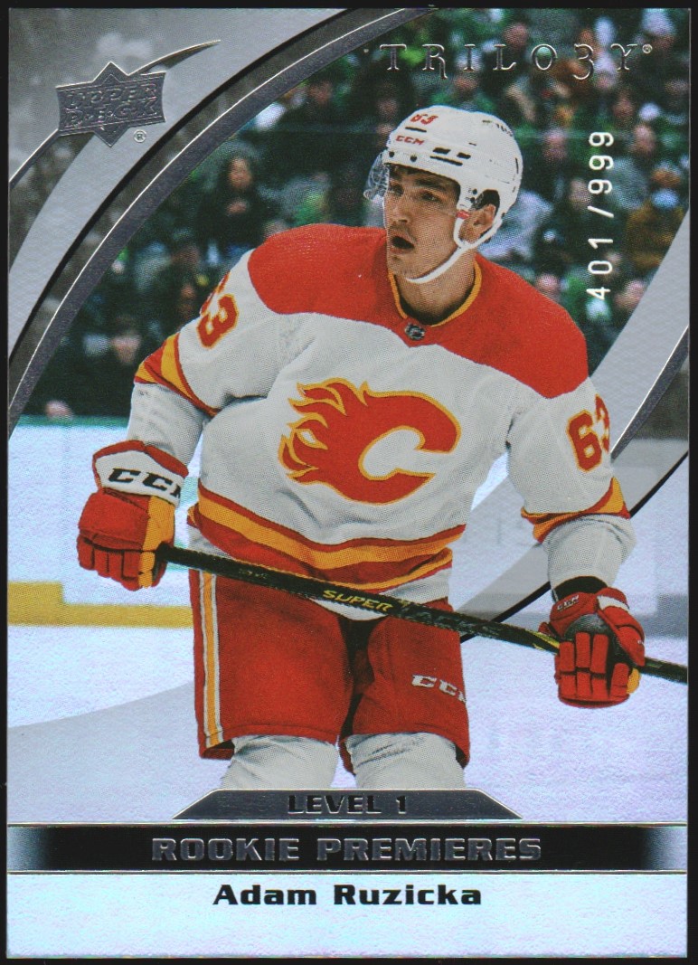 2021-22 Upper Deck Trilogy #27 Adam Ruzicka 401/999 RC (image for) 2021-22 Upper Deck Trilogy #27 Adam Ruzicka 401/999 RC