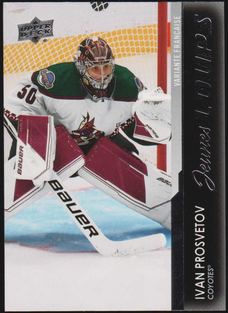 2021-22 Upper Deck French #484 Ivan Prosvetov YG (image for) 2021-22 Upper Deck French #484 Ivan Prosvetov YG
