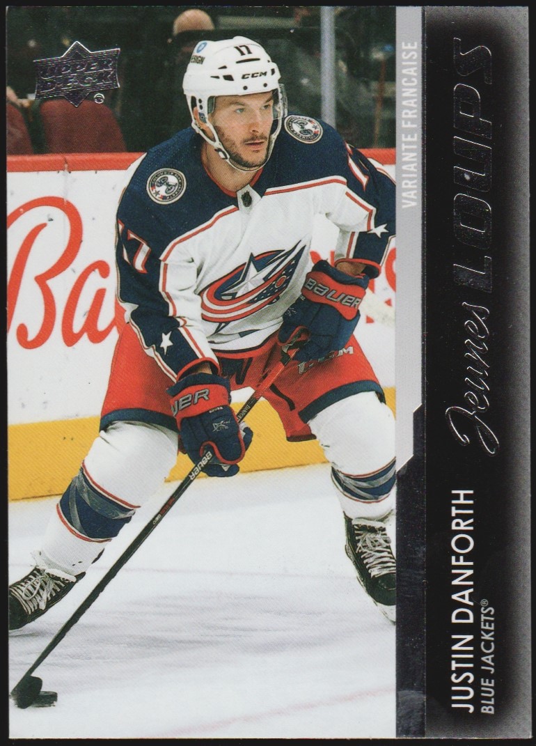 2021-22 Upper Deck French #743 Justin Danforth YG (image for) 2021-22 Upper Deck French #743 Justin Danforth YG
