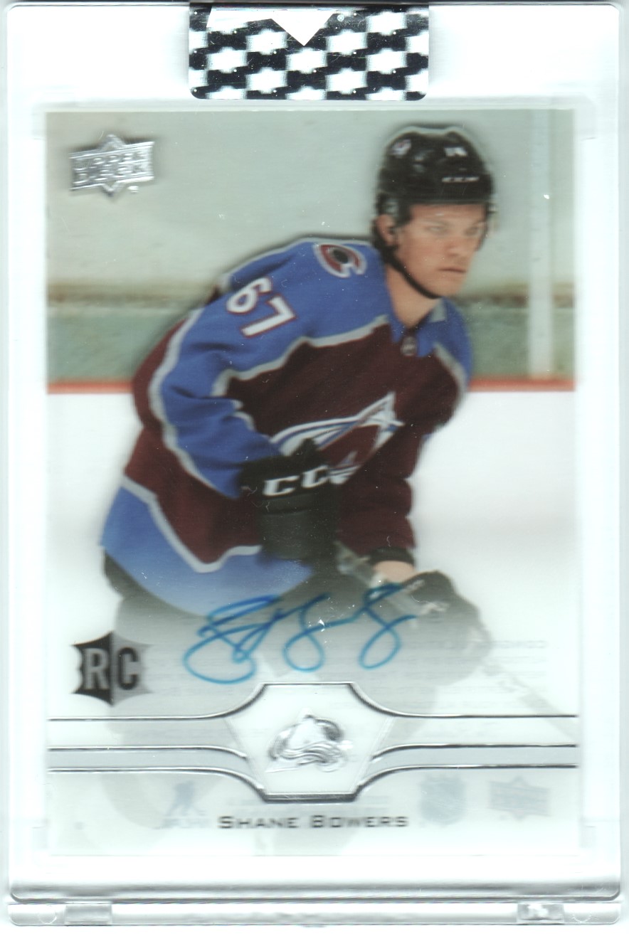 (image for) 2020-21 Upper Deck Clear Cut #CCSB Shane Bowers AUTO RC