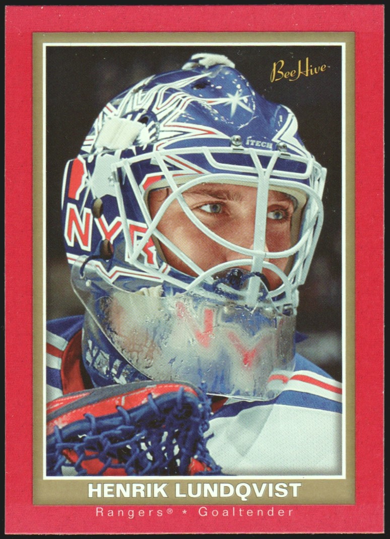 (image for) 2005-06 Beehive Red #126 Henrik Lundqvist RC