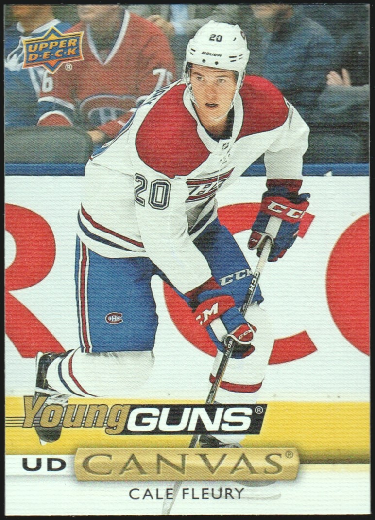 (image for) 2019-20 Upper Deck Canvas #C99 Cale Fleury YG RC Year