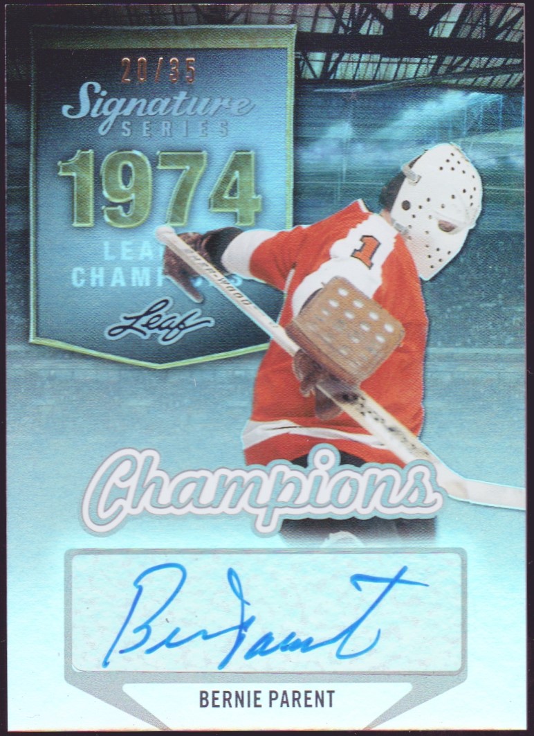 2015-16 Leaf Signature Series Champions Auto Gray #1 B. Parent (image for) 2015-16 Leaf Signature Series Champions Auto Gray #1 B. Parent