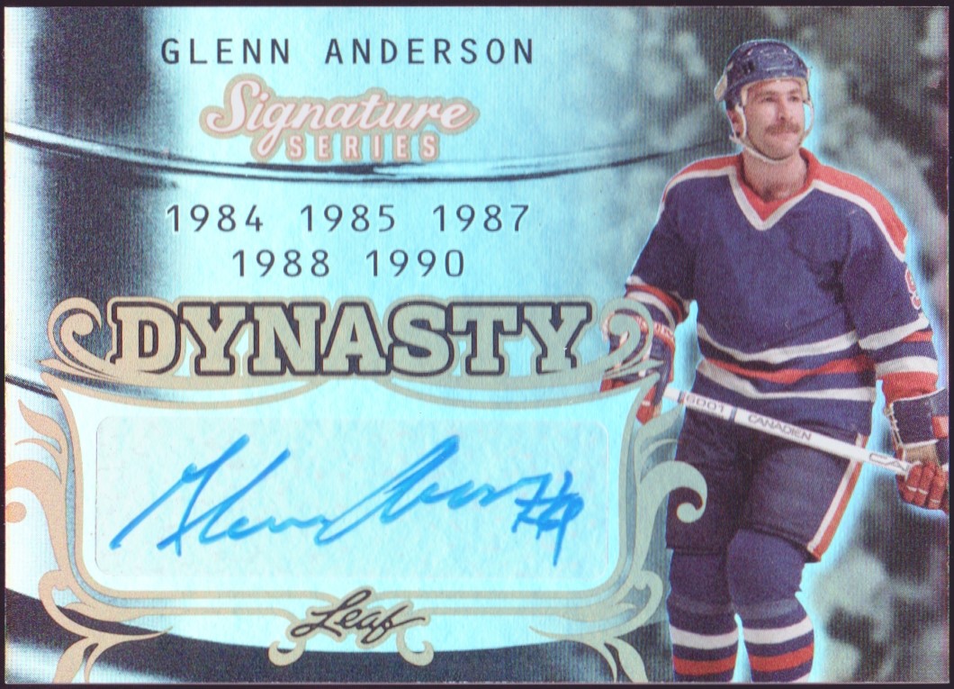 (image for) 2015-16 Leaf Signature Series Dynasty Auto #SDYGA1 G. Anderson