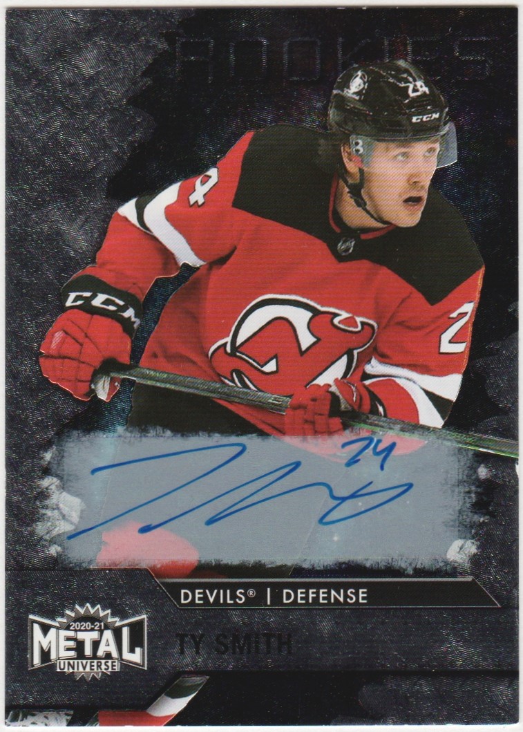 (image for) 2020-21 Metal Universe Silver #149 Ty Smith Auto 161/199